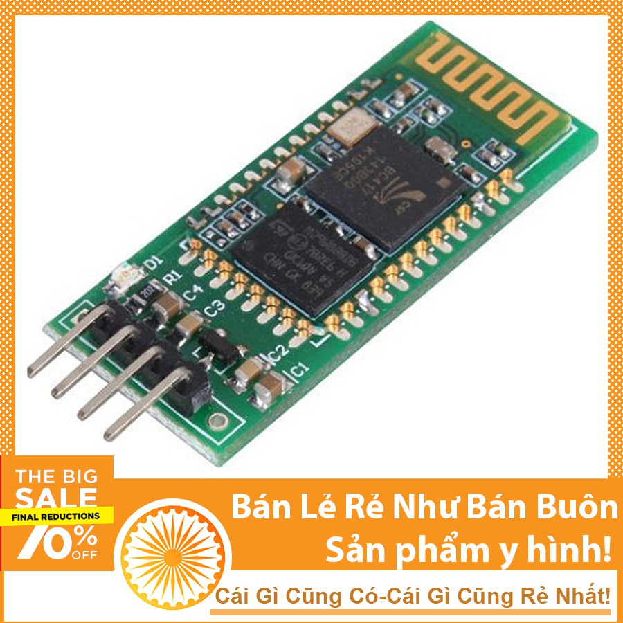 Mạch thu phát bluetooth HC06 đã ra chân