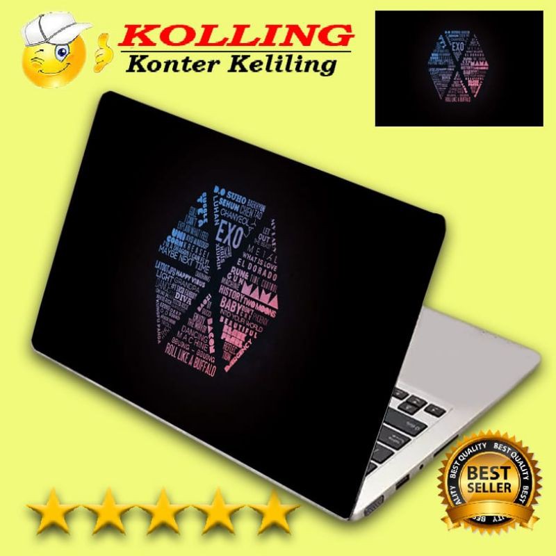 Hình Dán Logo Thypography Exo Cho Laptop