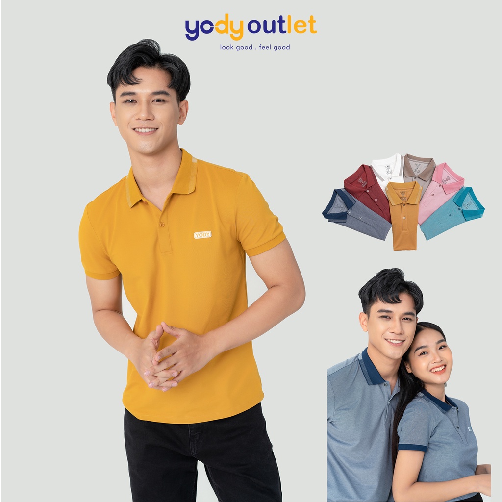 Áo Thun Polo Nam Yody Đẹp Chính Hãng Cổ Bẻ Chất Liệu Pique Cotton Mắt Chim Tay Ngắn Co Giãn Cao Cấp APM3299