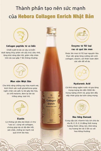 Hebora Collagen Enrich Nước Uống Đẹp Da Nhật (inbox giá sỉ tốt) | WebRaoVat - webraovat.net.vn