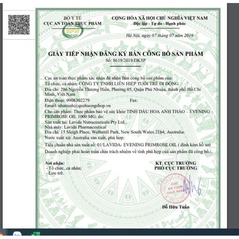 TINH DẦU HOA ANH THẢO – EVENING PRIMROSE OIL 1000MG, hộp 200 viên | BigBuy360 - bigbuy360.vn