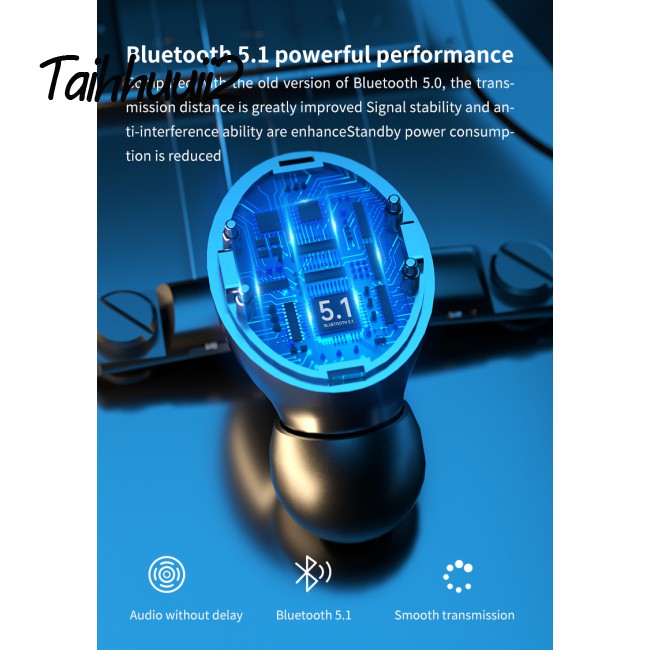 1 Cặp Tai Nghe Bluetooth Thể Thao Không Dây Huuii R9 Tws