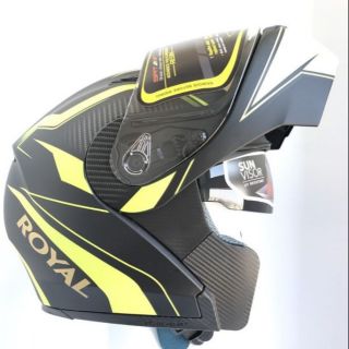 Nón bảo hiểm lật hàm 2 Kính royal m179