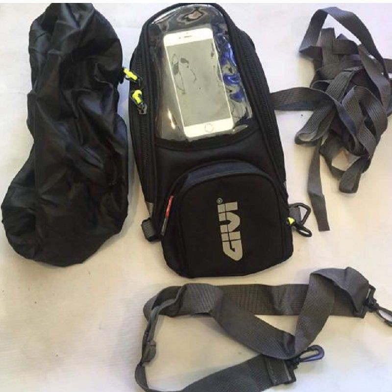 Waterproof Motor Tank Bag Black Oil Fuel Tank Magnetic Motorbike Motorcycle Bag