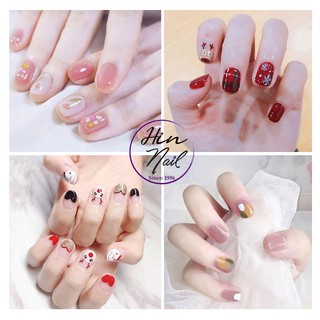 Dán móng tay nghệ thuật 3D họa tiết độc đáo chống nước