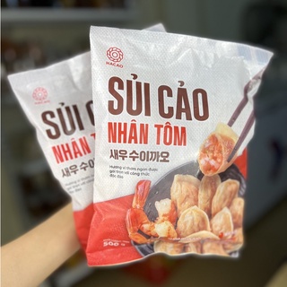 SỦI CẢO NHÂN TÔM chuẩn công ty -HÁ CẢO HÀN QUỐC ĂN LIỀN NGON 500G