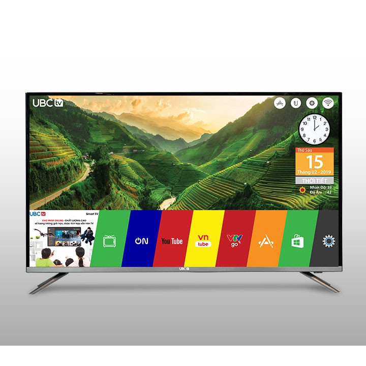 🔴 Smart Tivi UBC 43 inch 43SV - Giọng nói, Android 8.1 Youtube Wifi