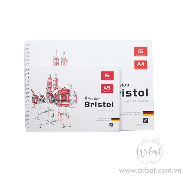 [ARBAT] Sổ vẽ sketchbook Passion Bristol