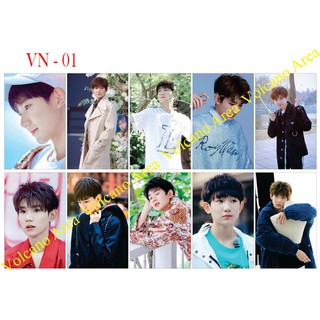 [TFBoys] Set sticker Vương Nguyên (4 mẫu) - có nhiều mẫu, Karry