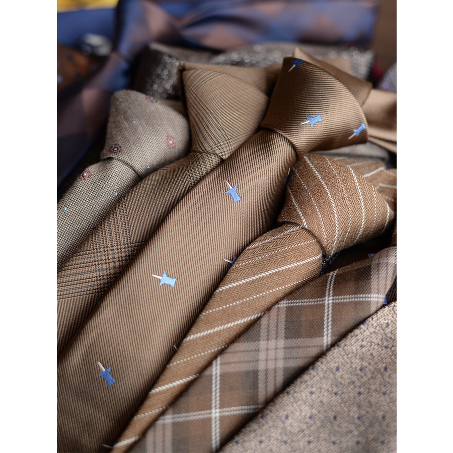 Cà Vạt Họa Tiết Kẻ Sọc Phong Cách Retro Thời Trang Cho Nam Nữ