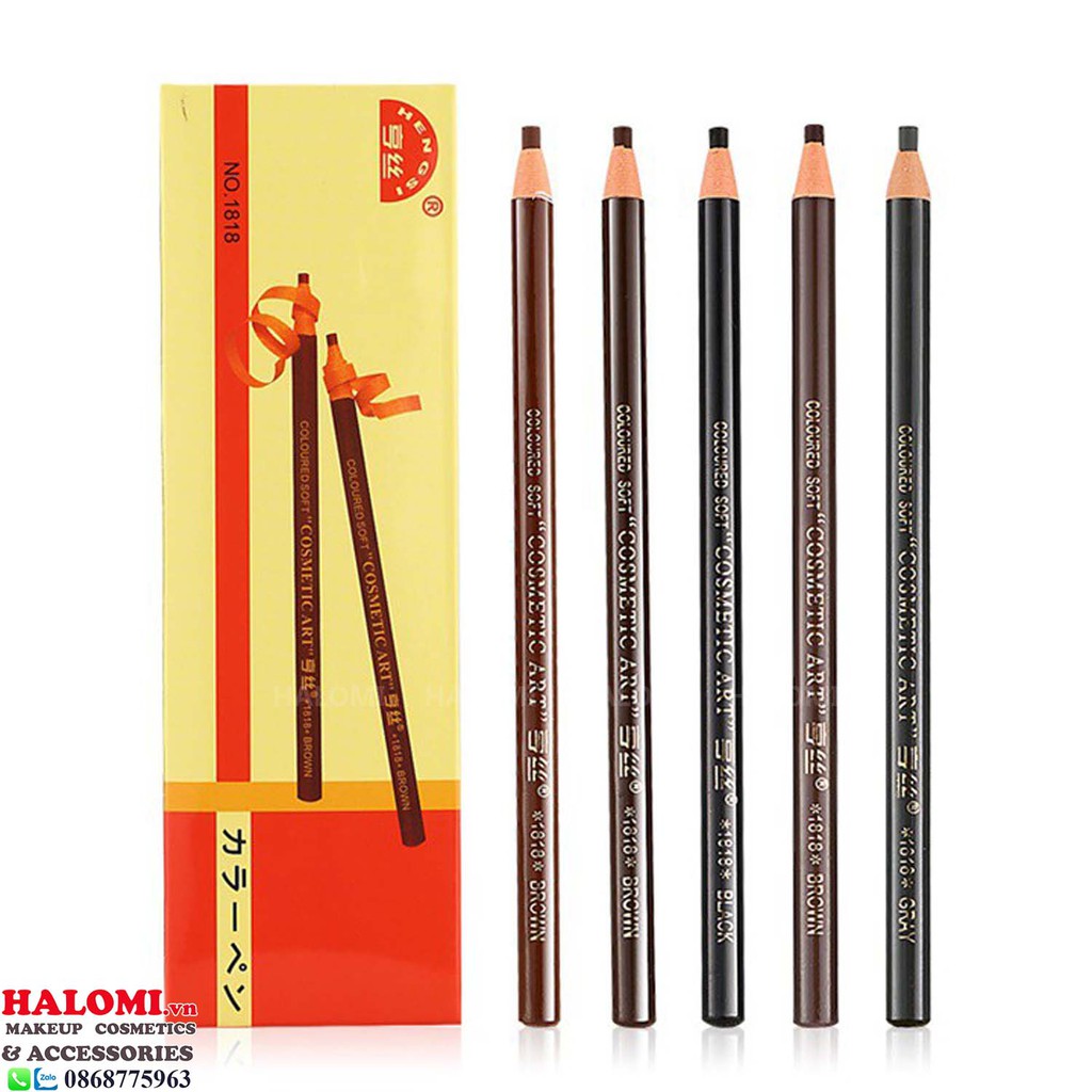 Chì Xé 2 Tem Coloured Soft Pencils chính hãng HALOMI mềm kẻ rõ nét