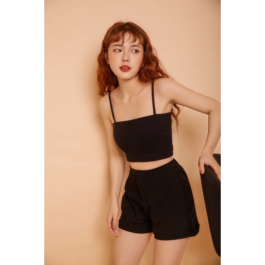 [CLAY] EMMY CROPTOP - Áo hai dây len tăm croptop ôm body | BigBuy360 - bigbuy360.vn