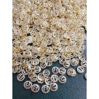 Phụ Kiện Charm Đá Logo Trang Trí Móng - Lẻ 1 Cái
