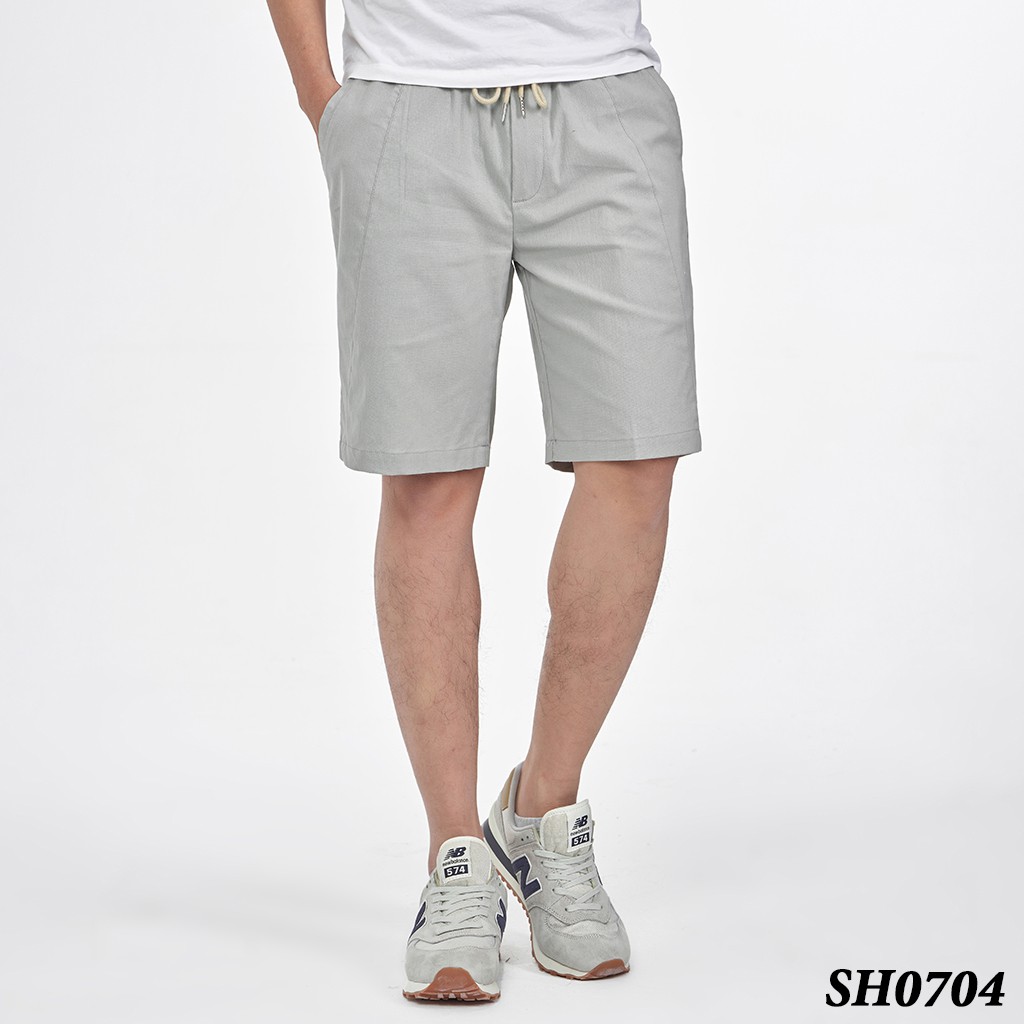 Quần Short Nam ROUGH Chất Đũi , Cạp Chun, Phong Cách Trẻ Trung