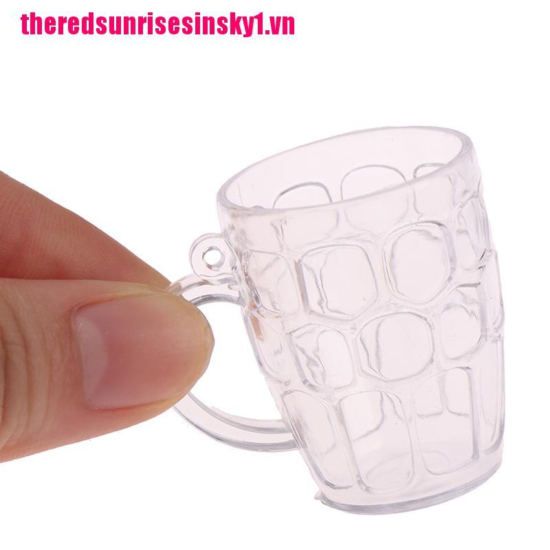 Set 12 Ly Kem / Đĩa / Muỗng / Cốc Mini Trang Trí Nhà Búp Bê