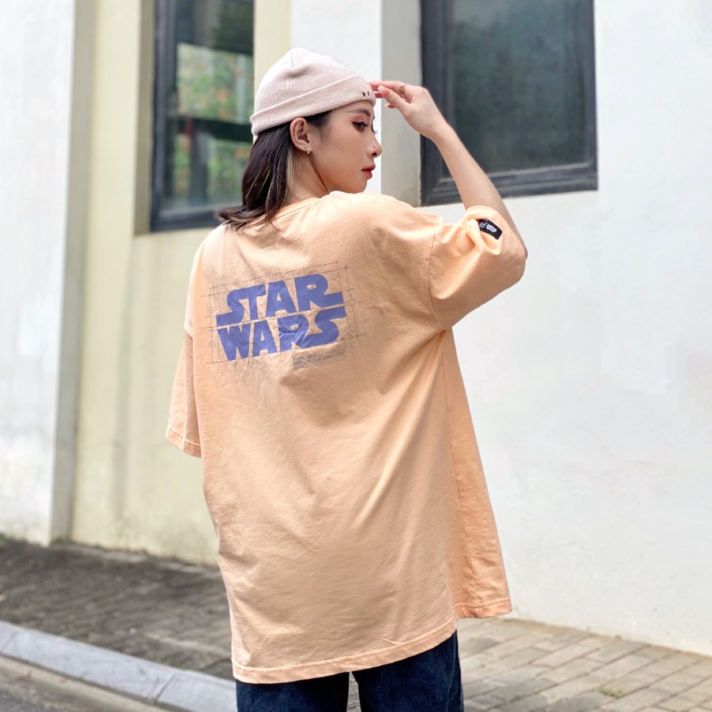 Áo Thun BOO Unisex Dáng Cơ Bản, 100% Cotton Cao Cấp In Logo Starwars