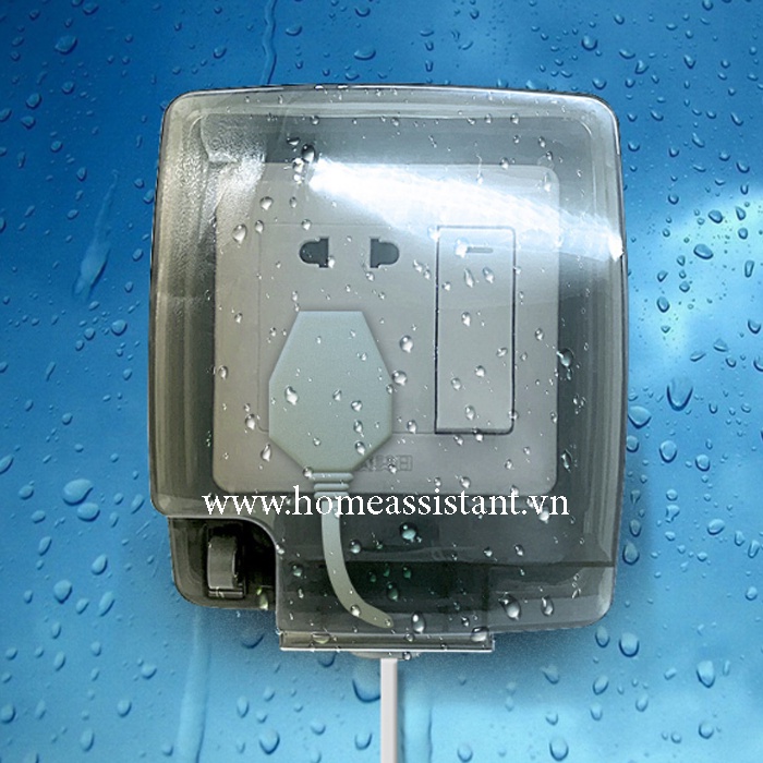 Hộp Chống Nước IP66 Cho Công Tắc Ổ Cắm Hình Vuông PG8-EU