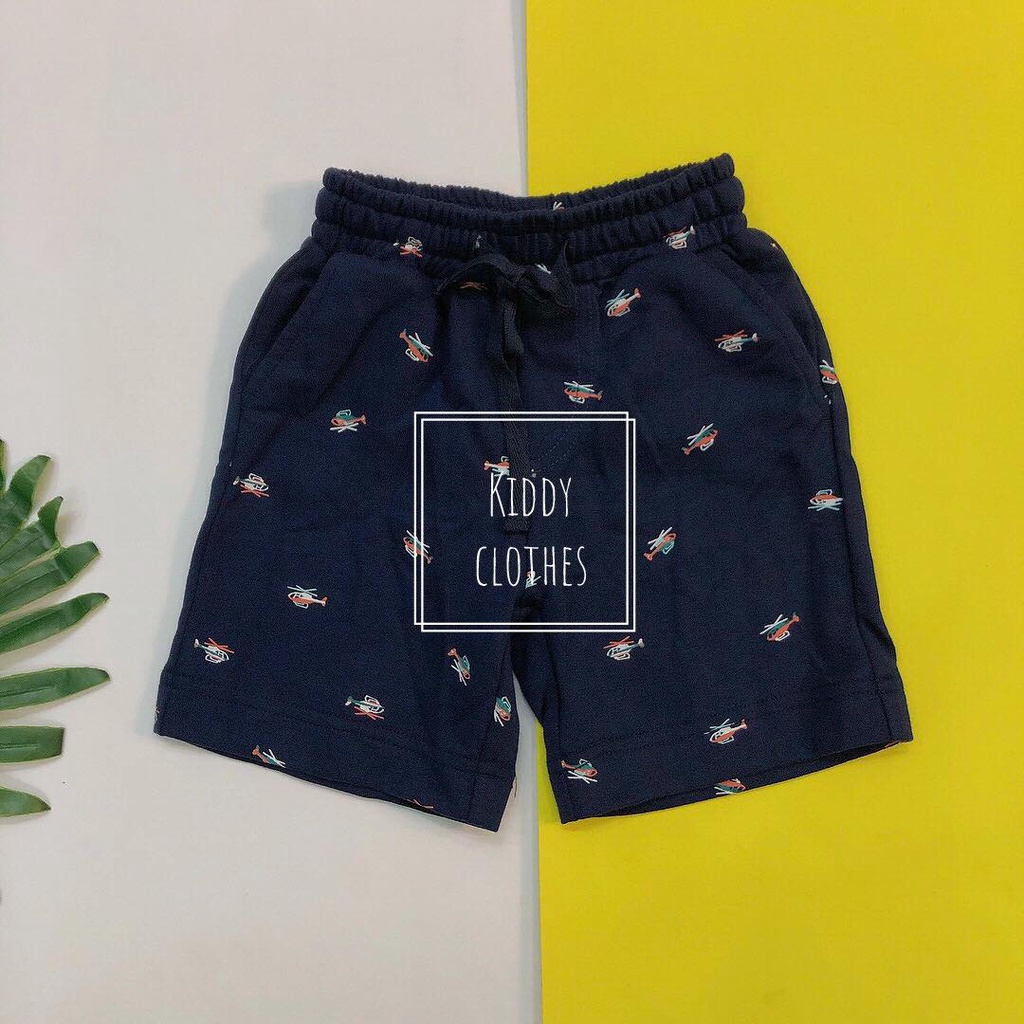 Quần short da cá bé trai xuất dư xịn/Quần thun cotton da cá bé trai