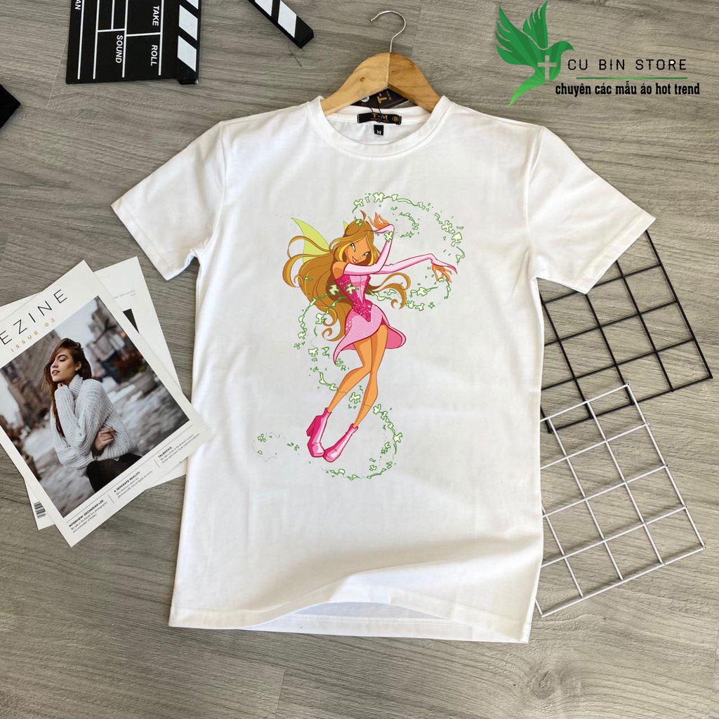 Áo thun cho cả gia đình mang hình những tiên nữ winx chất dễ thương hàng mới về sll - o47