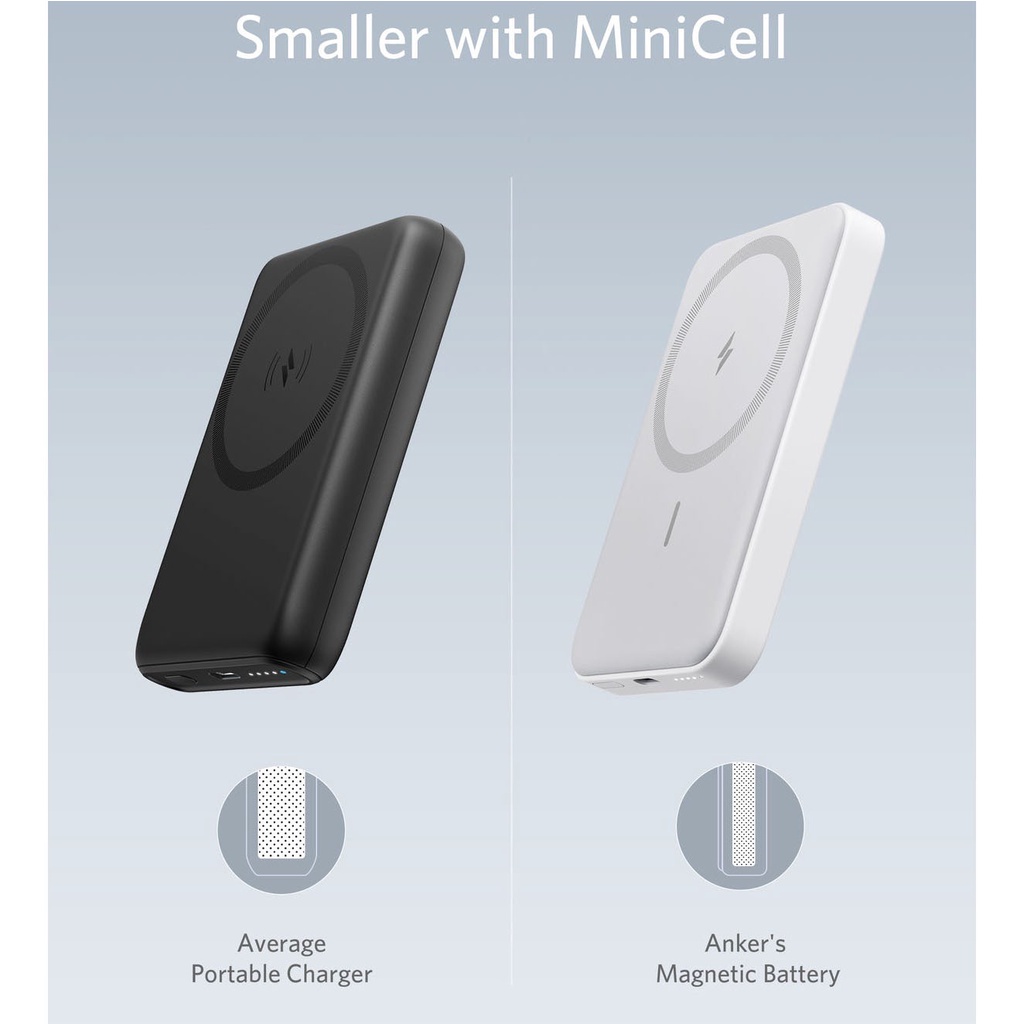 Pin dự phòng không dây từ tính Anker MagGo (662) 5000mAh - MagGo (663) 10000mAh