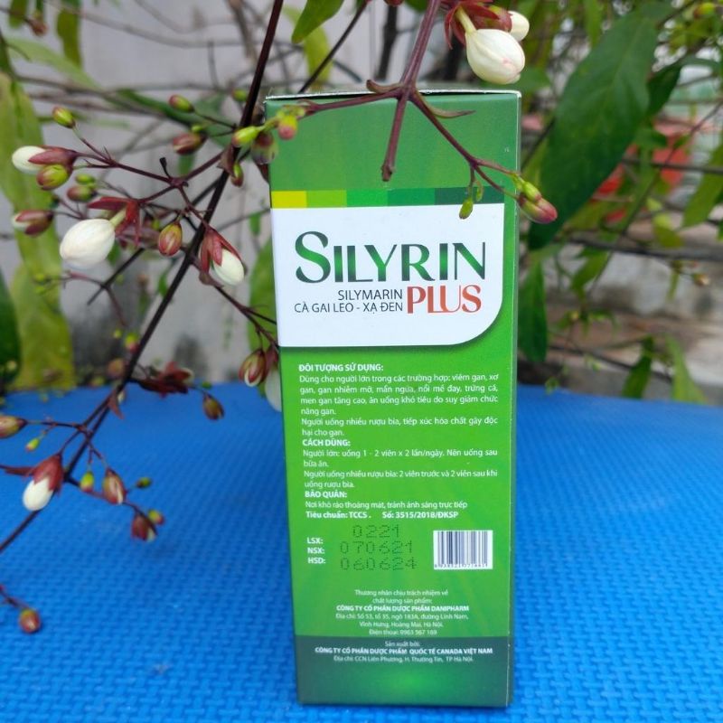 Bổ gan Silyrin Plus giúp giải độc gan bảo vệ tế bào gan dùng cho người men gan cao, gan nhiễm mỡ