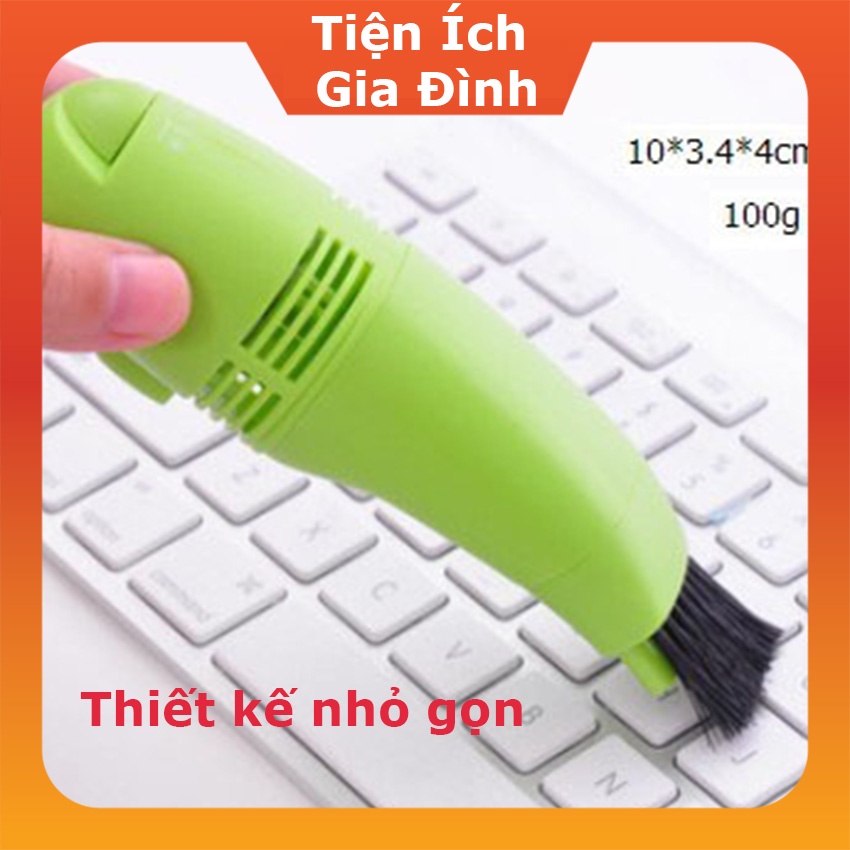 MÁY HÚT BỤI CẦM TAY CHO MÁY TÍNH TIỆN LỢI, Máy hút bụi cầm tay làm sạch bàn phím máy tính laptop mini cổng USB