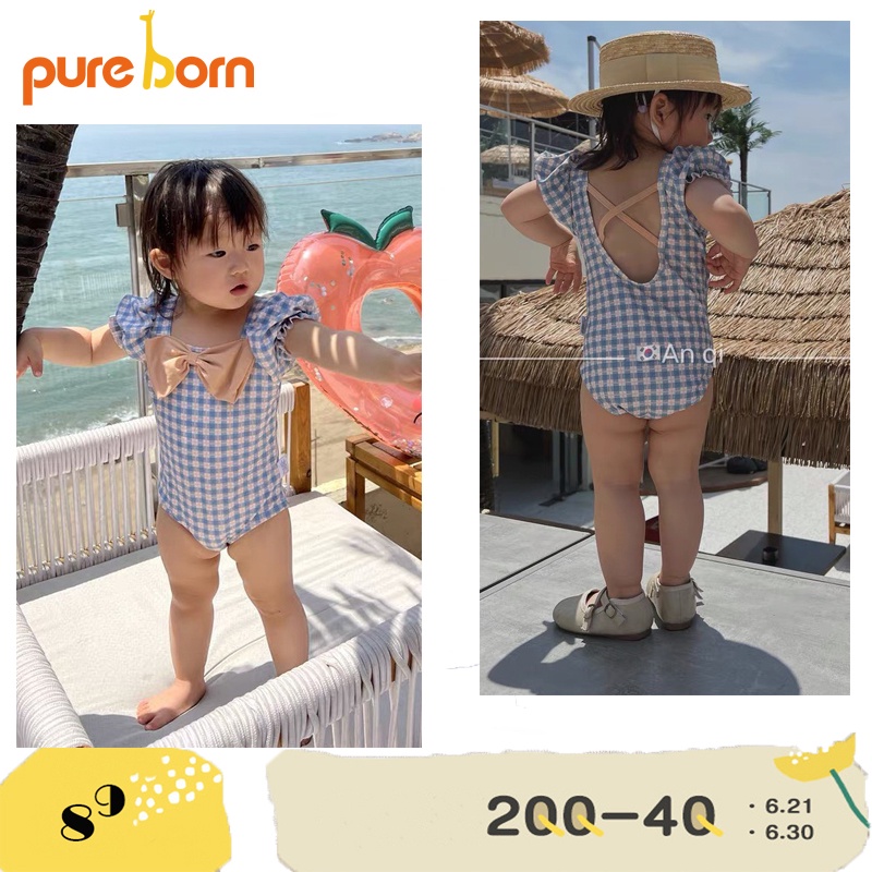 Bikini cho bé gái Loại 1 từ 8-21kg [Hỗ trợ đổi size] Áo tắm bé gái 1 mảnh từ 1 đến 9 tuổi - T14