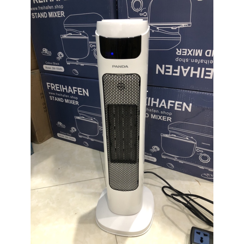 Quạt sưởi gốm Panda 2000W có điều khiển từ xa - Thương hiệu con gấu trúc - BH 1 năm