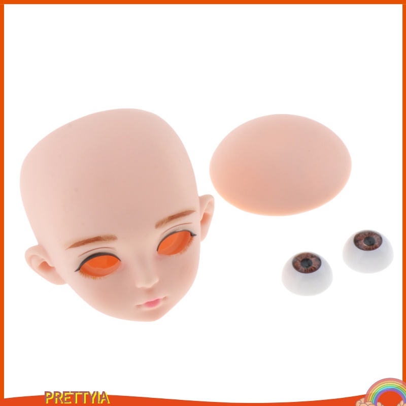 Mặt đầu BJD 1 / 3 Mắt 3D, Linh kiện cơ thể thay thế búp bê, Mắt trang điểm