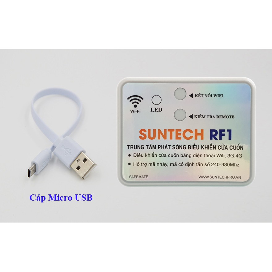 Bộ camera wifi điều khiển cửa cuốn bằng điện thoại SUNTECH