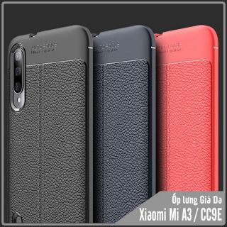 Ốp lưng Xiaomi Mi A3 / Mi CC9E Giả da chống sốc Auto Focus