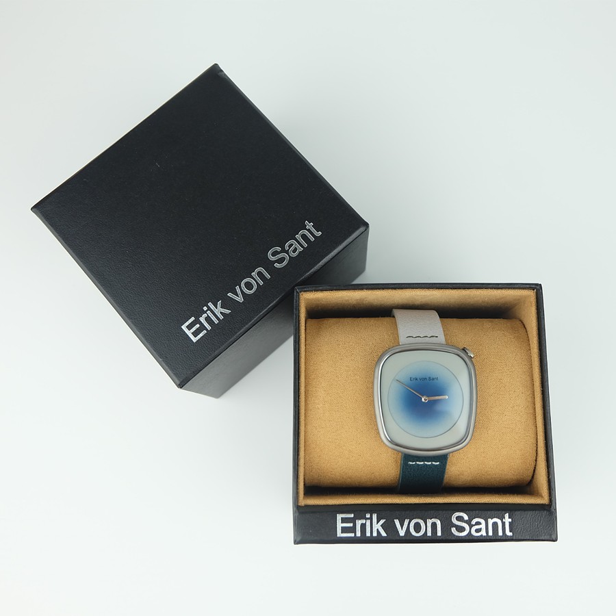 Đồng hồ unisex nam nữ Erik von Sant 004.001.D phối dây 2 màu