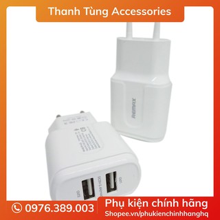[FreeShip] Củ Sạc Nhanh Remax RP-U22 - Củ Sạc 2 2.4A Cổng Hỗ Trợ Sạc Nhanh Tuyệt Vời