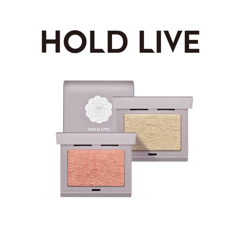 Phấn nén trang điểm bắt sáng ba chiều lâu trôi làm sáng da HOLD LIVE