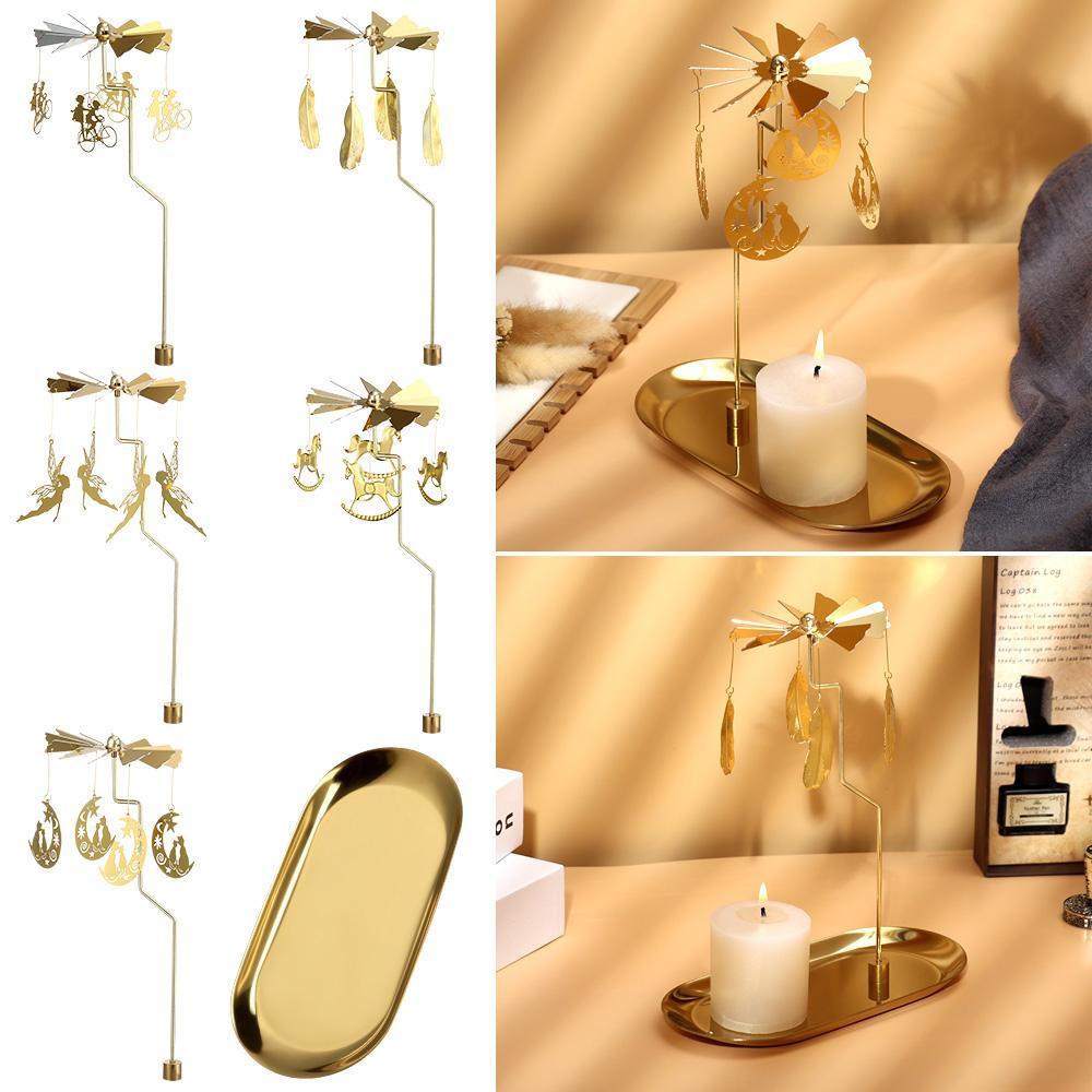 Giá Đỡ Đèn Cầy Xoay 1 Phong Cách Lãng Mạn Trang Trí Nhà