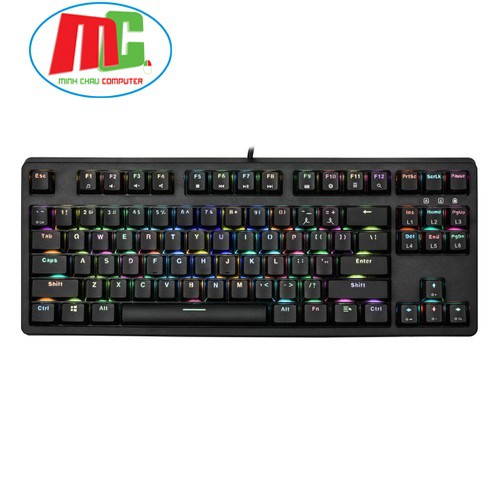 [Mã 33ELSALE hoàn 7% đơn 300K] Bàn Phím Cơ Gaminh E-Dra Ek387 RGB Huano Switch- Hàng Chính Hãng