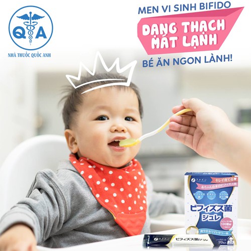 [CÓ BÁN LẺ] Men vi sinh BIFIDOBACTERIA JELLY 10 tỷ lợi khuẩn CHÍNH HÃNG cải thiện hệ tiêu hóa