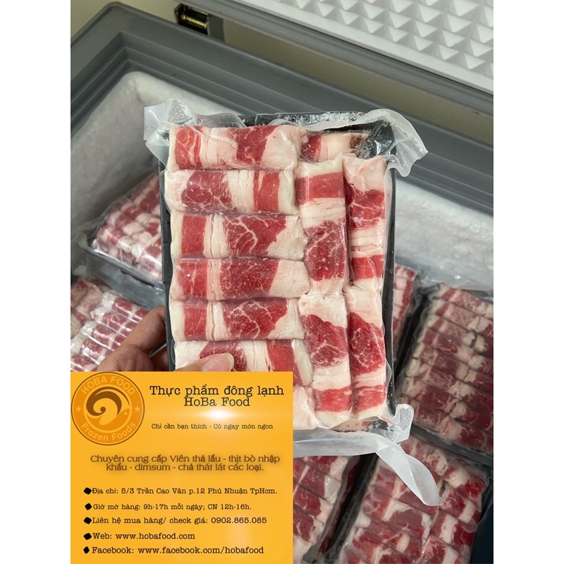 Ba rọi bò mỹ - khay 500g
