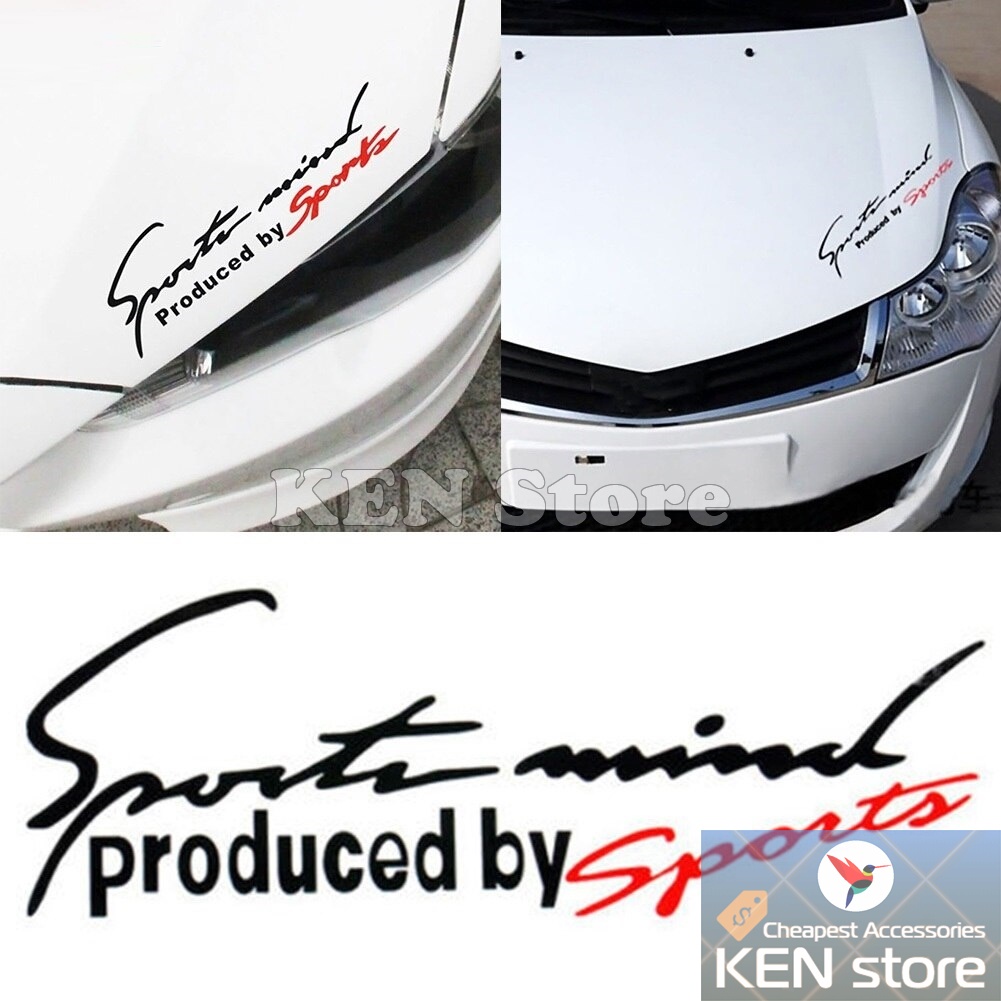Decal Sport Mind cho xe ô tô