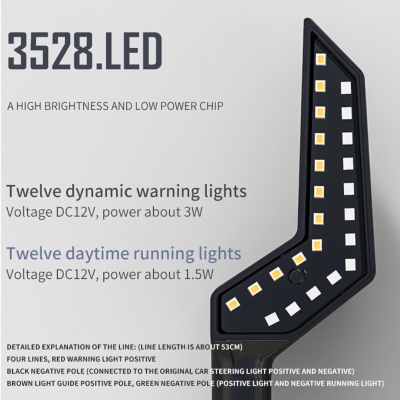 Bộ 2 Đèn Xi Nhan 12V 12V Ánh Sáng Vàng Hổ Phách Cao Cấp Dành Cho Xe Mô Tô