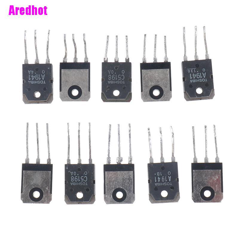 Bộ 10 Linh Kiện Bán Dẫn 5 Cặp 2SC5198 2SA1941 TO3P