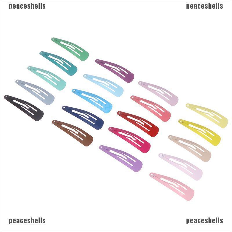 Set 20 Kẹp Tóc Màu Kẹo Ngọt Dành Cho Bé Gái