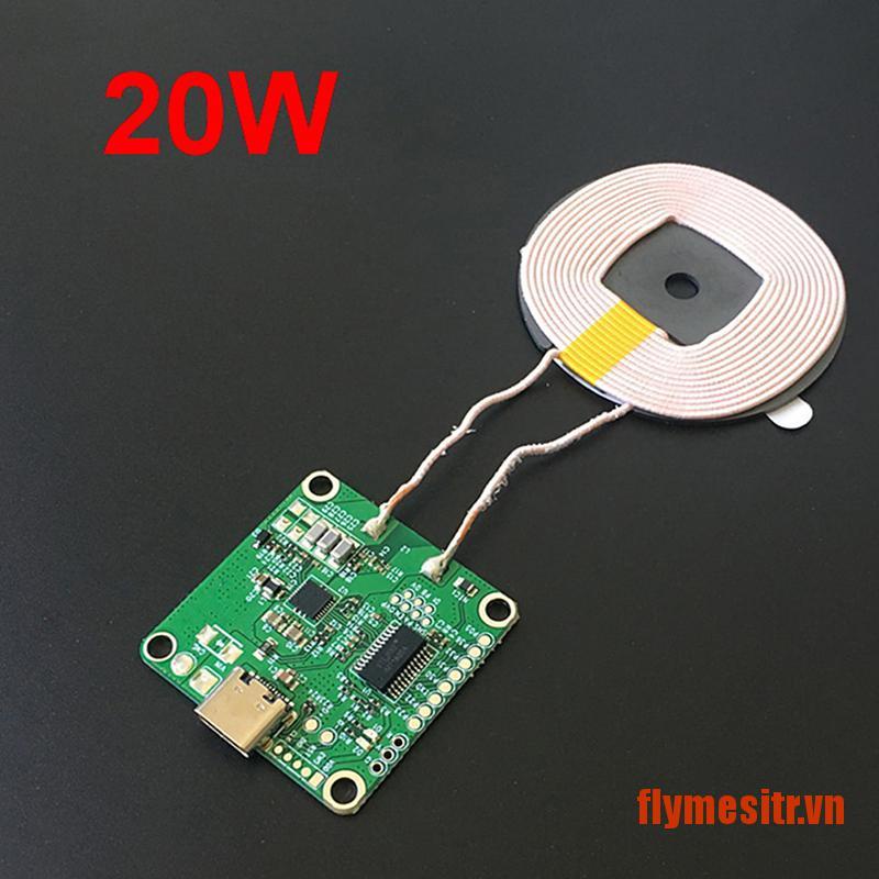 FLYME 5V-13.5V 20W Qi fast wireless charger module transmitter PCBA circuit board