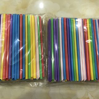 Ống hút nhựa đủ màu