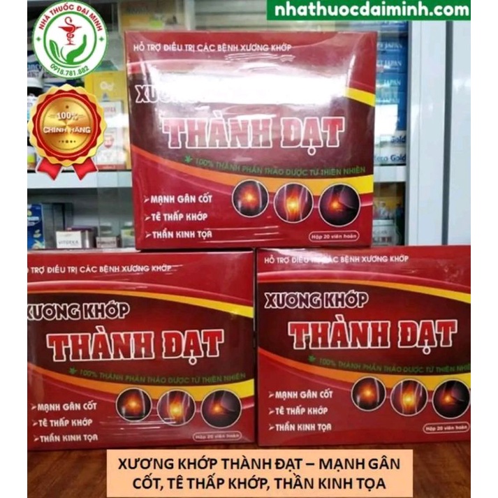 Xương Khớp Thành Đạt - Hộp 20 Viên Hoàn