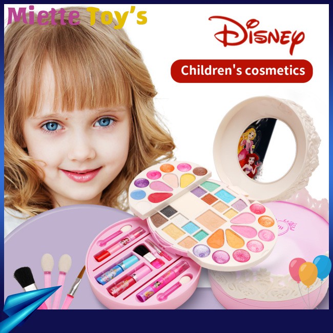 Bright Crown Makeup Box Washable Double Multi-function Layer Beauty Children Box For