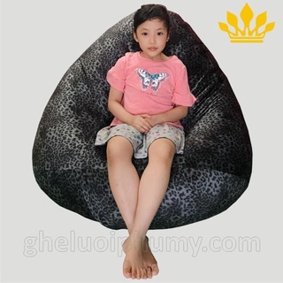 Ghế lười hạt xốp hình giọt nước Phú Mỹ hoa văn GH-GINU-HVAN-060 (XS)