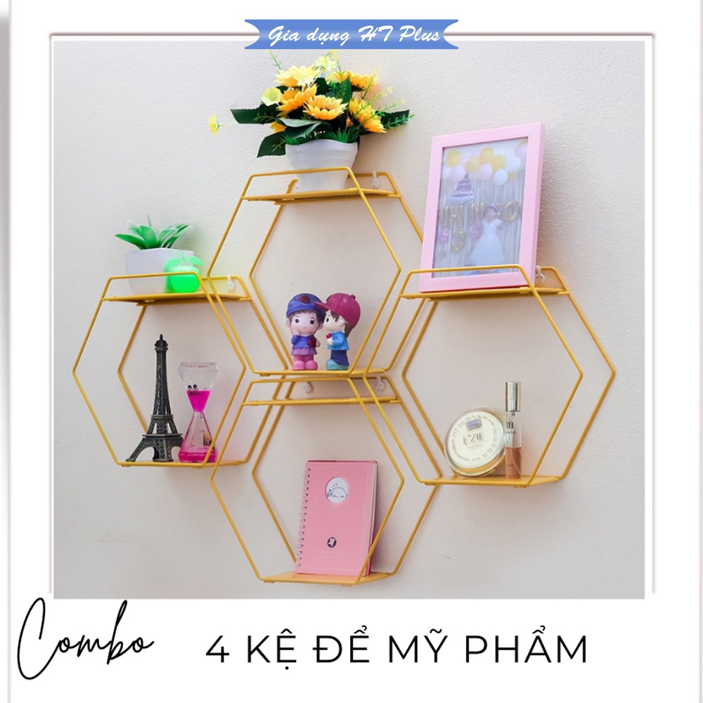 Kệ để mỹ phẩm treo tường, để đồ decord cho căn phòng siêu xinh