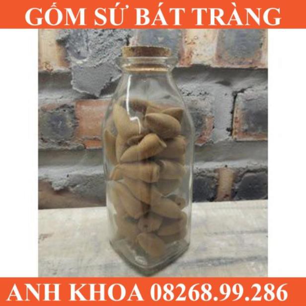 Nụ Trầm hương khói ngược - Gốm sứ Bát Tràng Anh Khoa