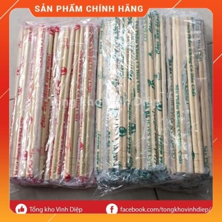 Đũa tre dùng 1 lần (đũa ăn liền) - Bịch 40-50-100 đôi